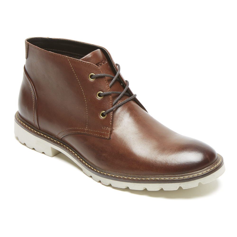 Rockport Støvler Herre Brune - Sharp & Ready Chukka - UPJC80165